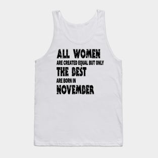 Birthday Woman November Woman Tank Top